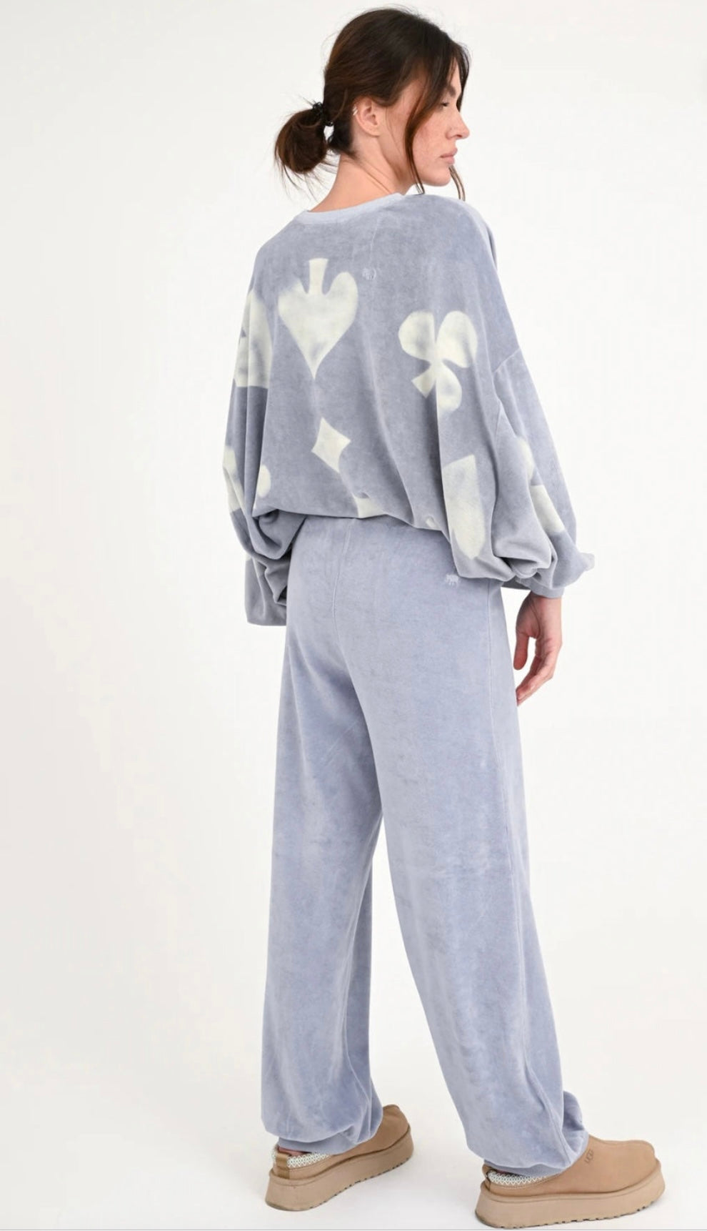 Love Joy Victory Sweathose Perry Light Sky