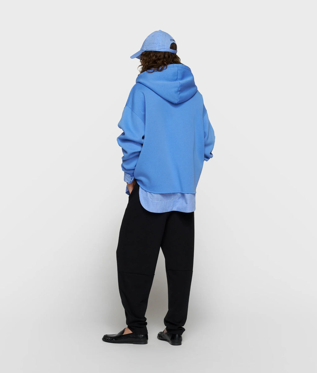 10 Days Statement Hoodie Ultramarine Blau