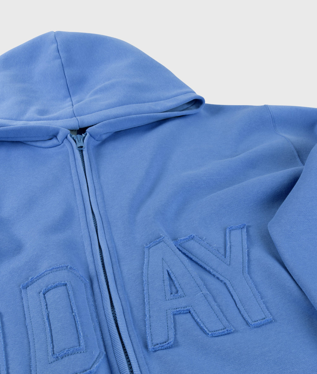 10 Days Statement Hoodie Ultramarine Blau