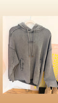 Liv Bergen Rotterdam oversized Hoodie Black Acid