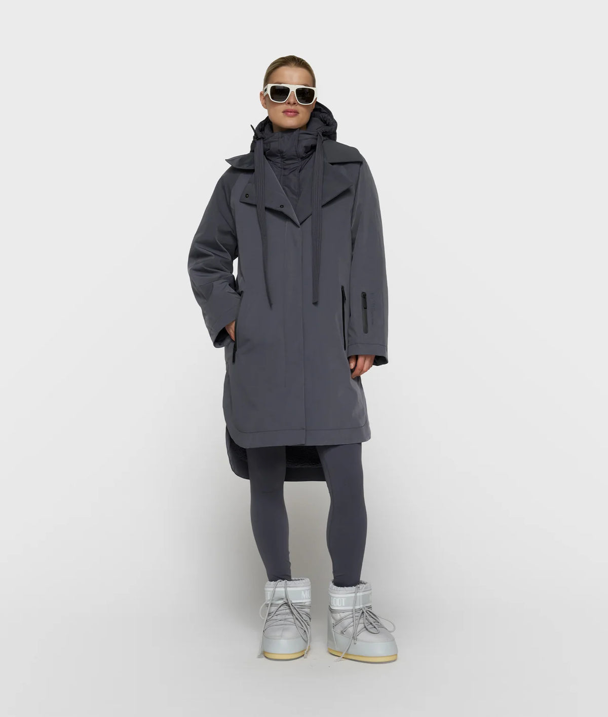 10 Days The Cool Coat in Farbe Steel Blue