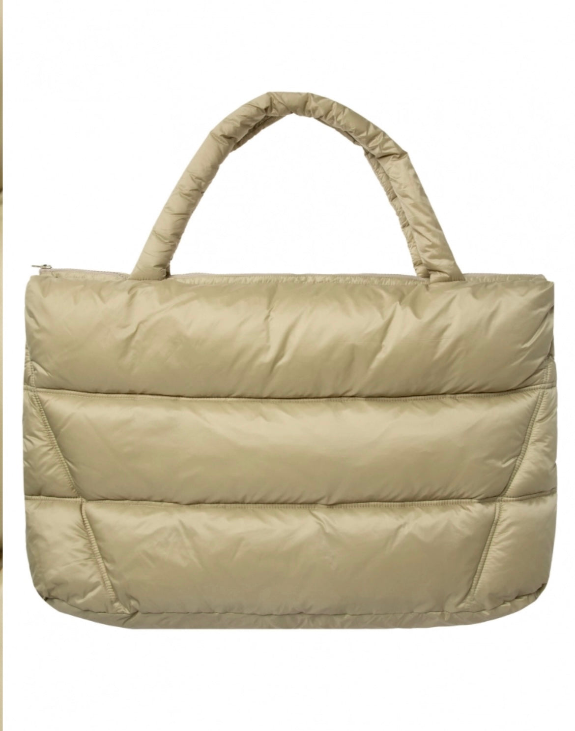 SENSES The Label Puffer Weekender Bag AM:ORA light sage