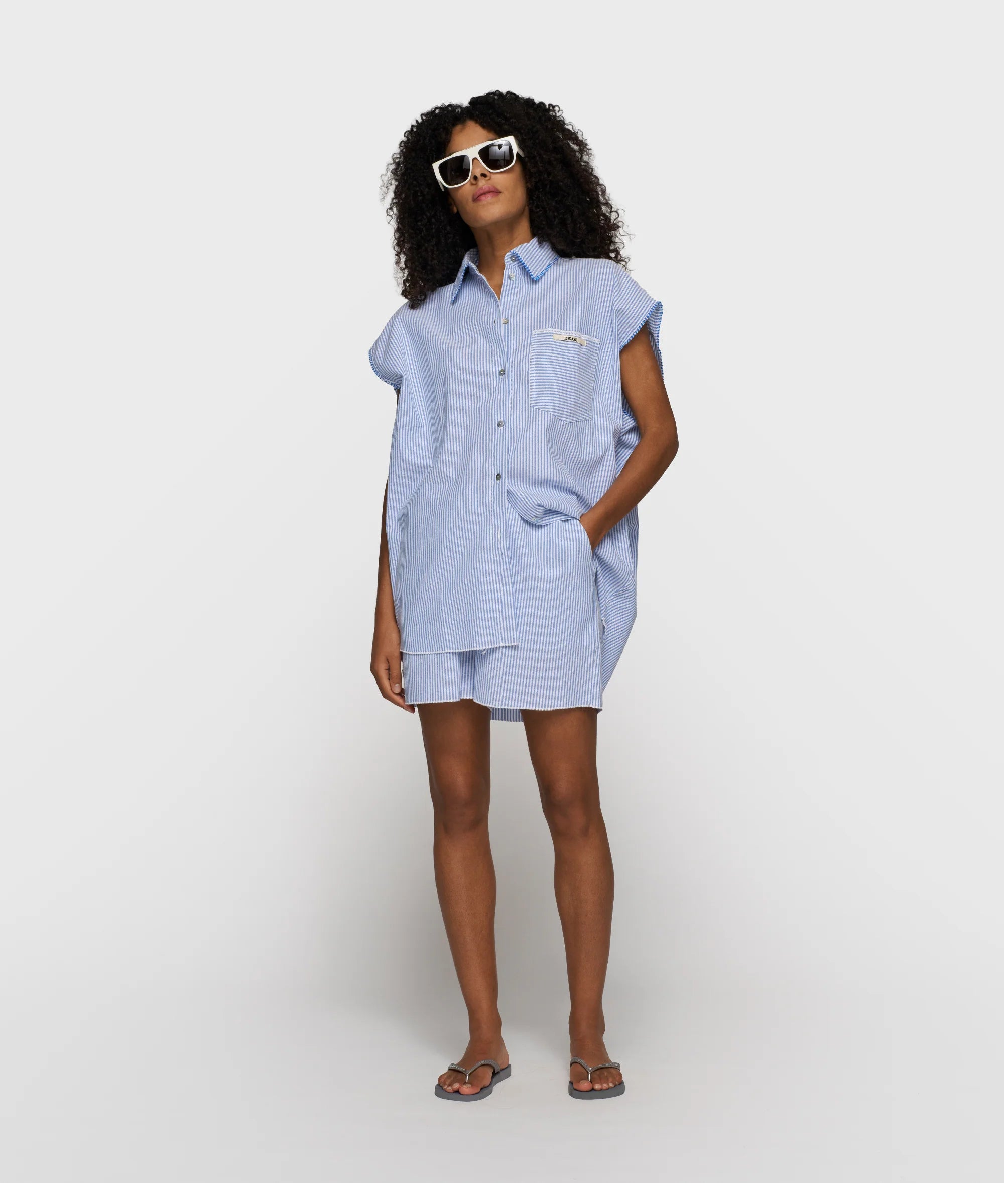 10 Days Cotton Bluse Stripes
