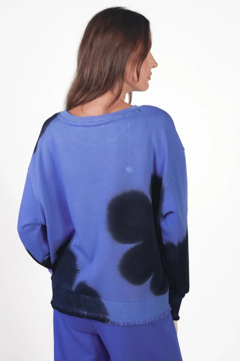 Love Joy Victory Batik Sweatshirt Rose Amparo Blue