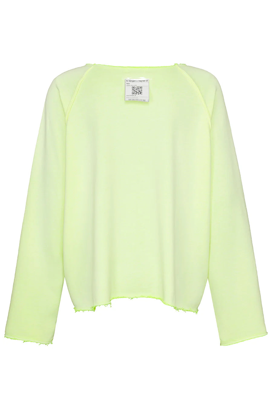 Liv Bergen Sweatshirt Fine Neongelb