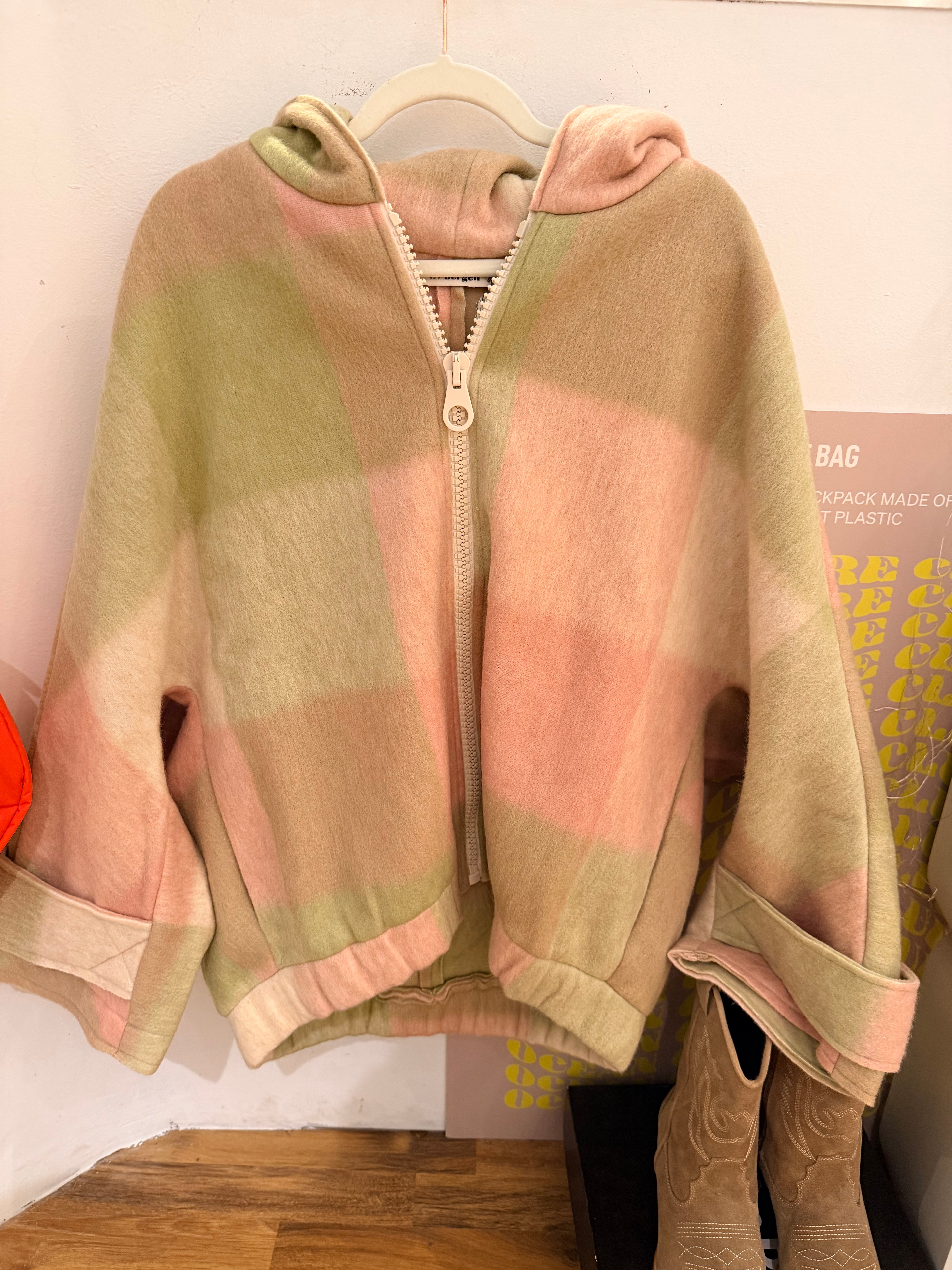 Liv Bergen Zamira Check Wolljacke oversized
