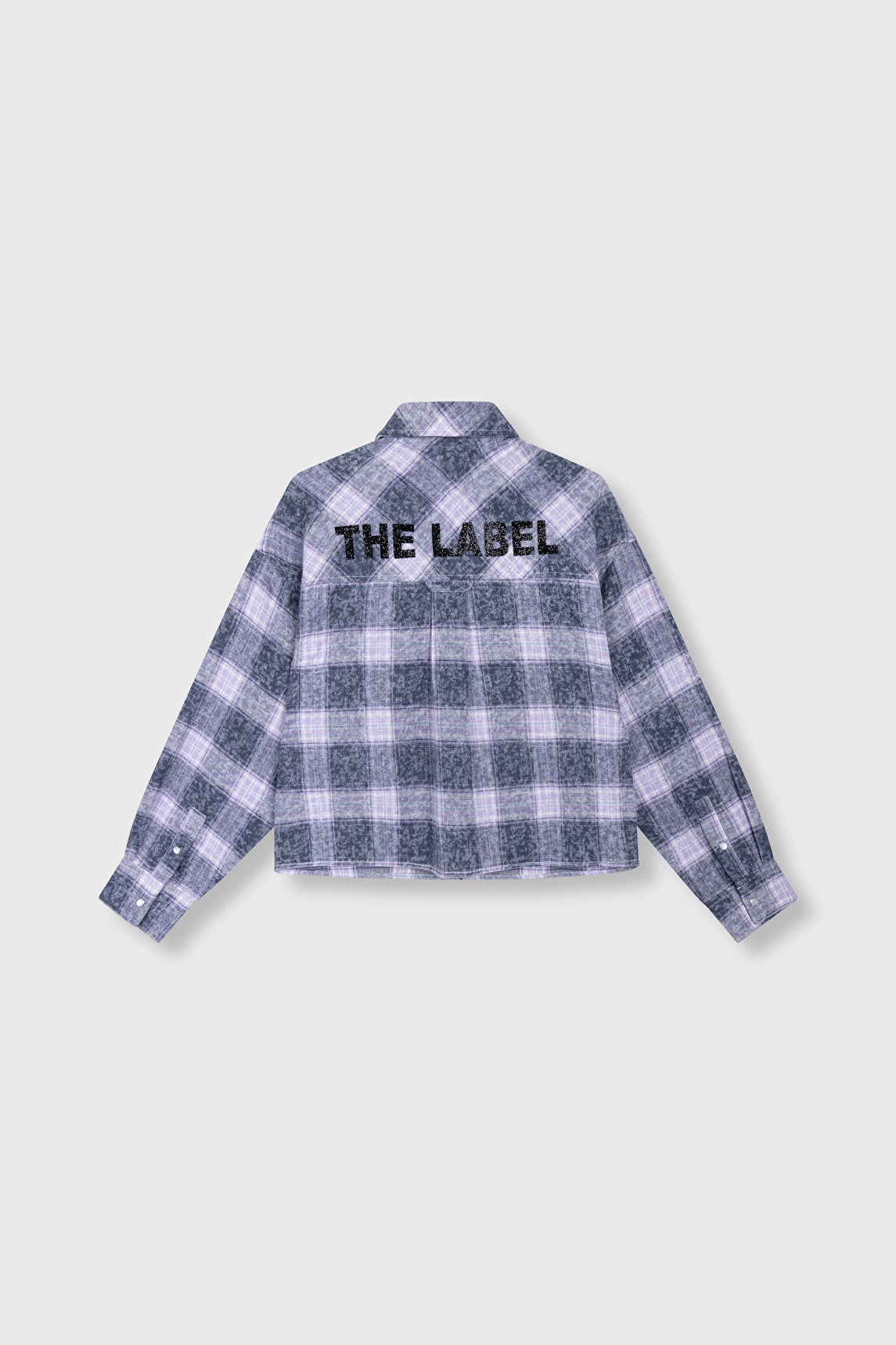 Alix The Label Woven Bleached checked Bluse