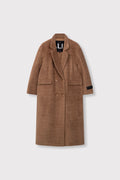 Alix The Label Long Hairy Mantel Camel Farben