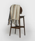 10 Days Plaid Wolldecke Braun grau