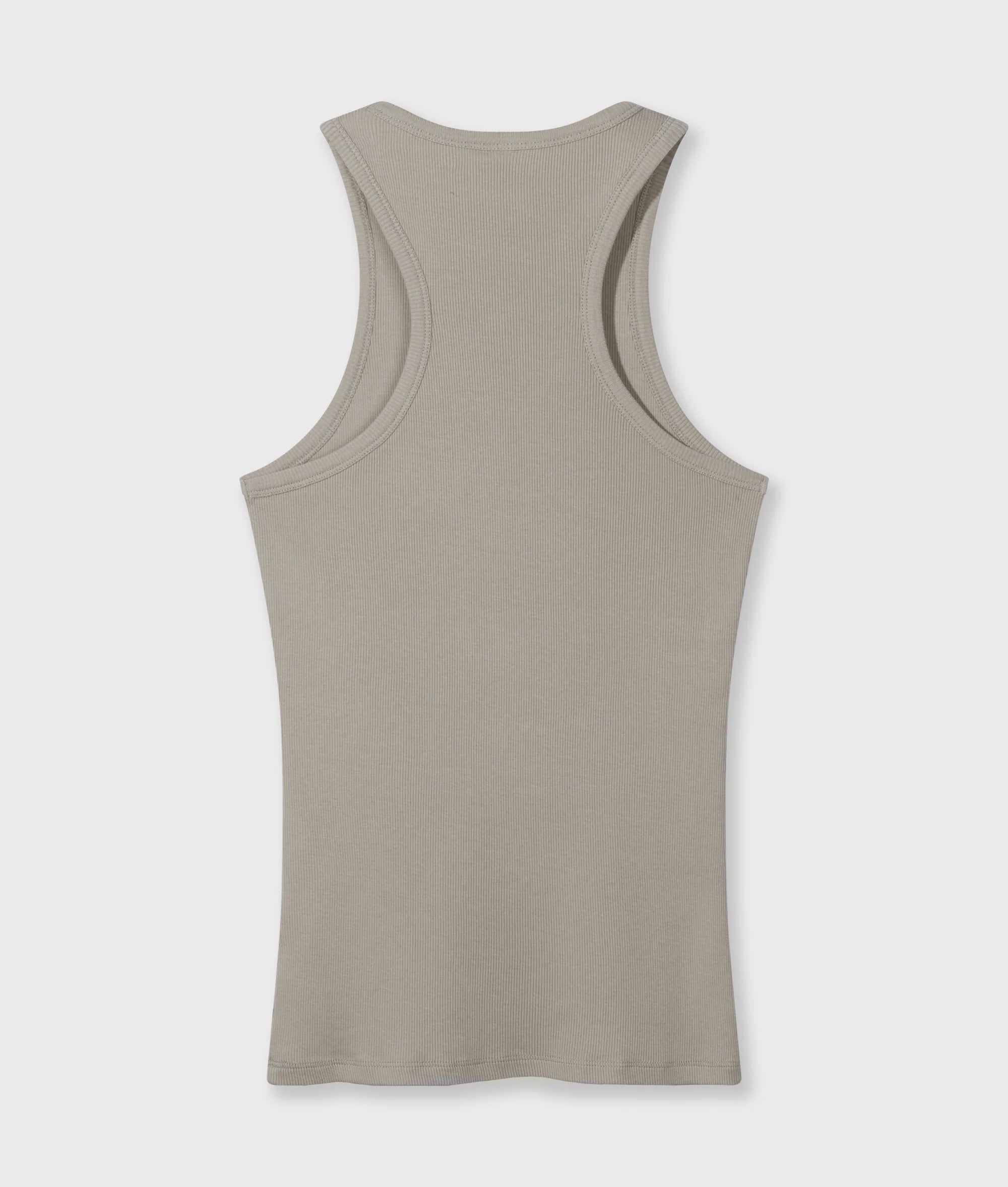 10 Days Tank Top Rib Farbe Fog