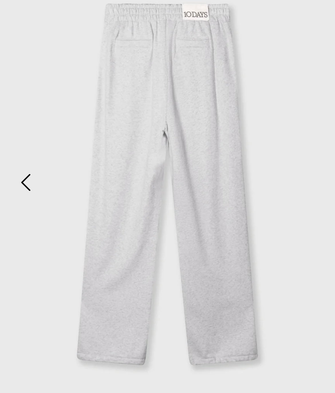 10 DAYS Belt Jogger White Grey Melee