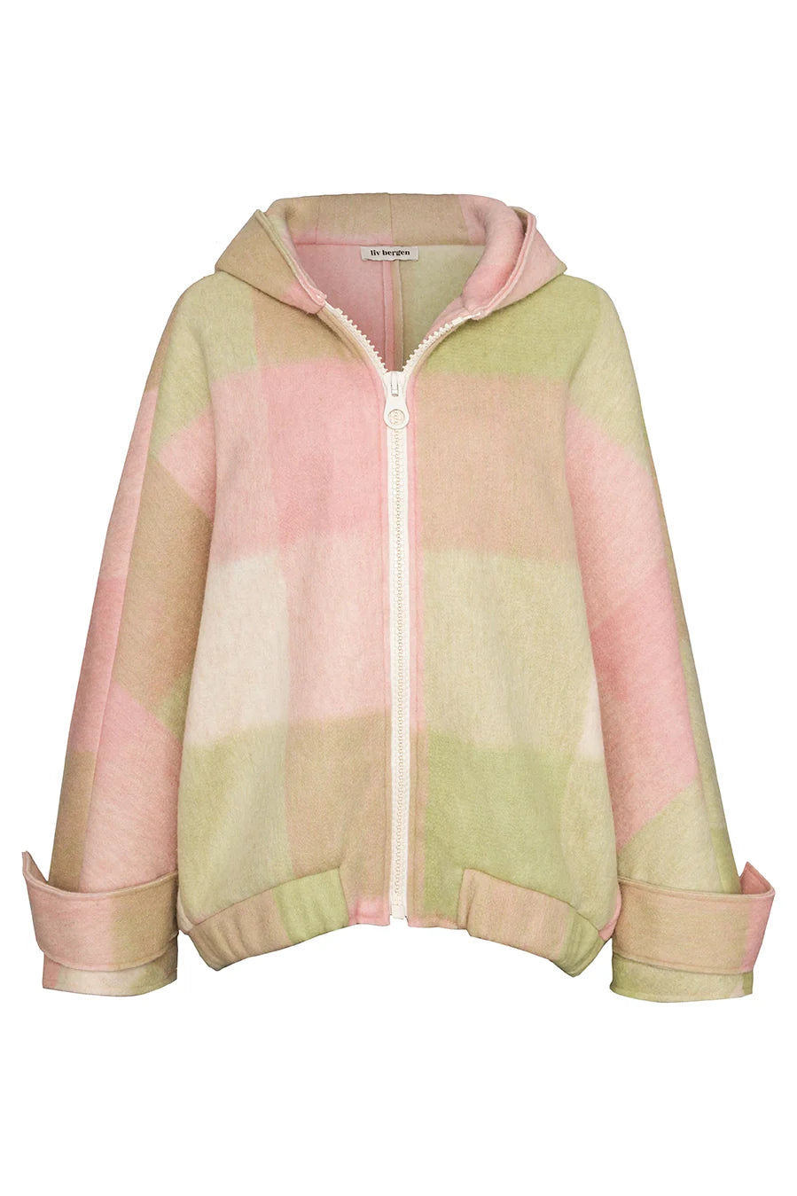 Liv Bergen Zamira Check Wolljacke oversized