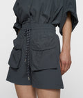 10 Days Crinkle Utility Shorts Farbe Steel Blue