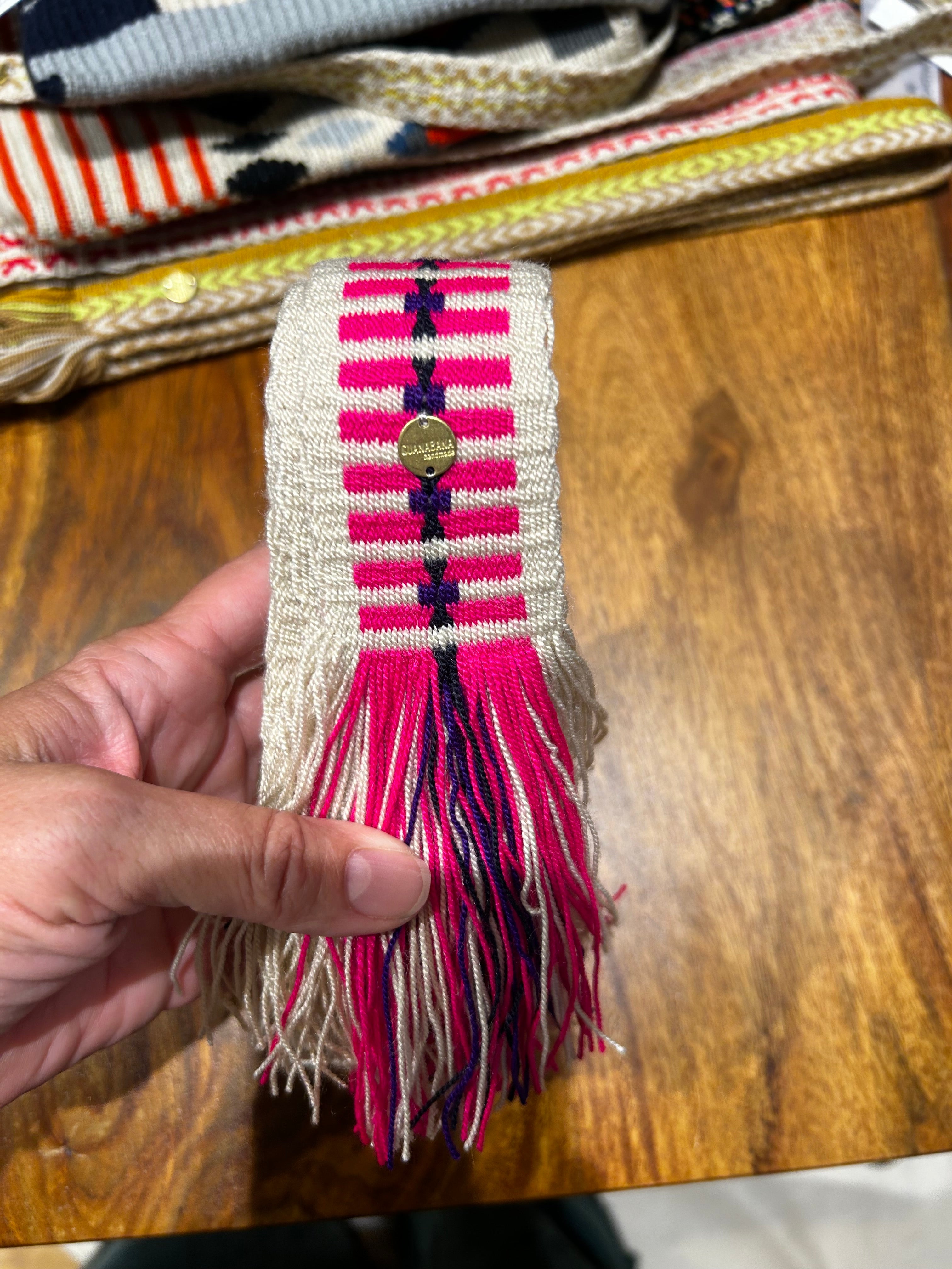 Guanabana Gürtel zum Knoten (breit) pink