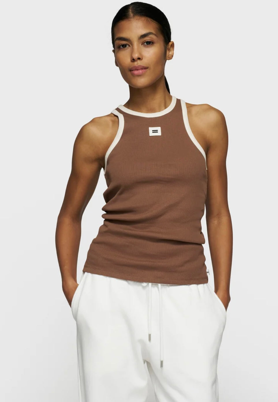 10 DAYS Tanktop Rib Contrast