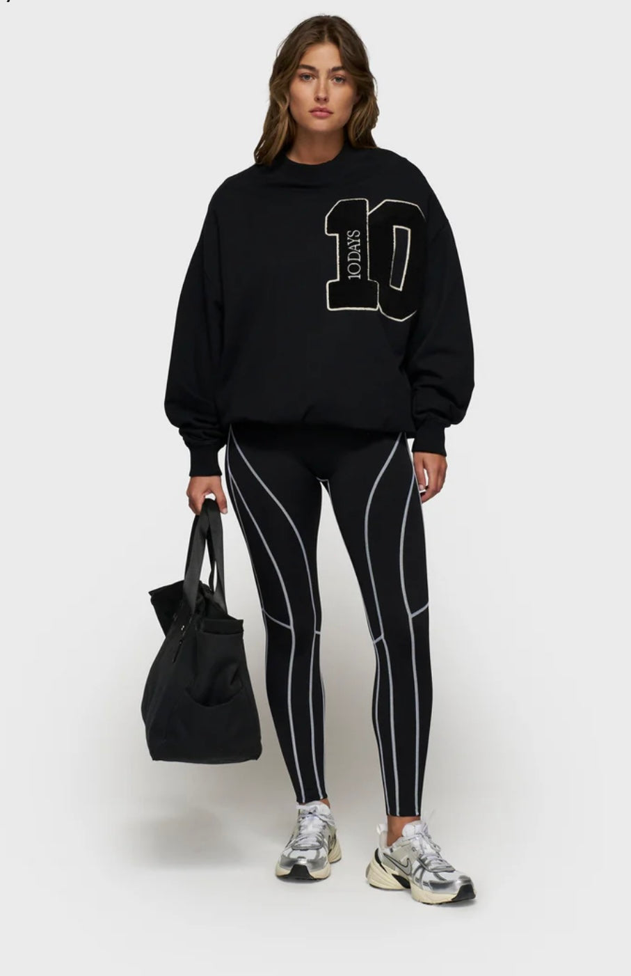 10 DAYS Contrast Leggings schwarz