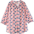 SOUL KATHRINE Sunny Pink Palm Bluse