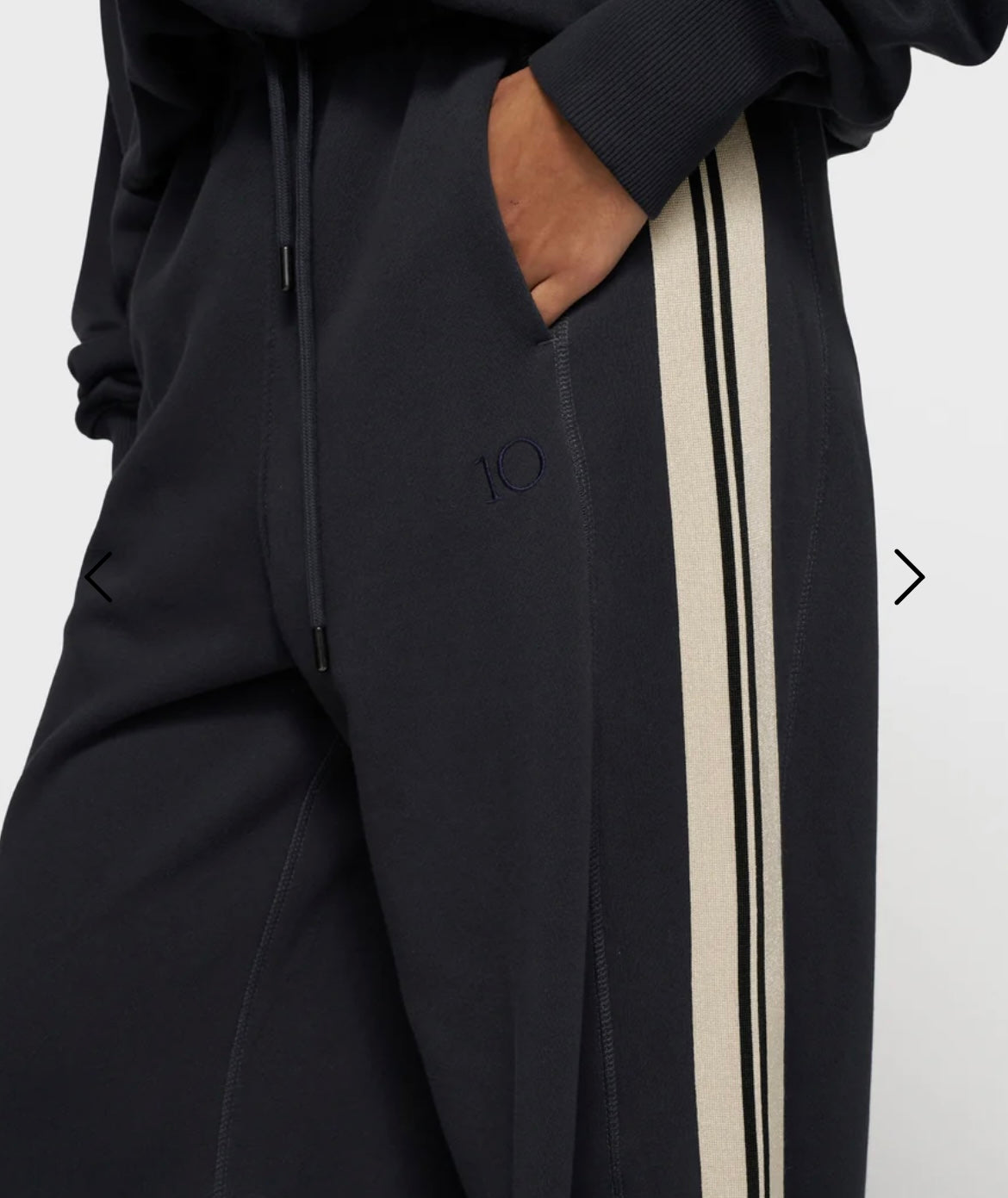 10 DAYS Western Jogger Tape Hose Dark Navy