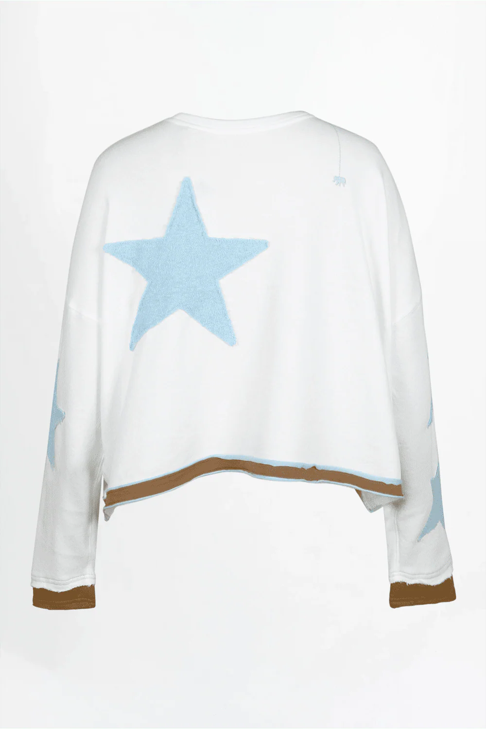 Love Joy Victory Sweatshirt Hopewell Sternen Patches weiß