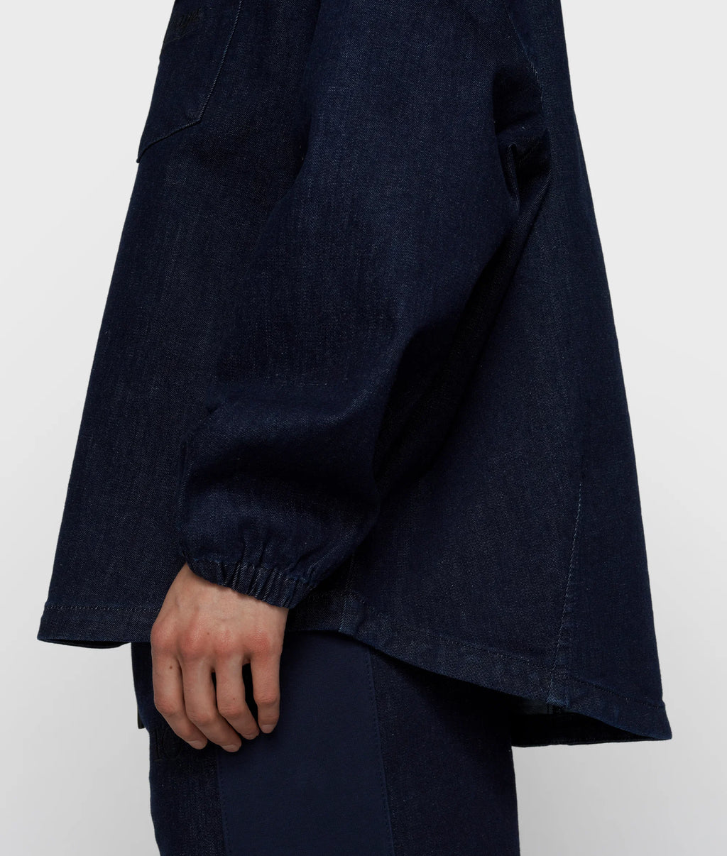 10 Days Chambray Bluse dunkelblau