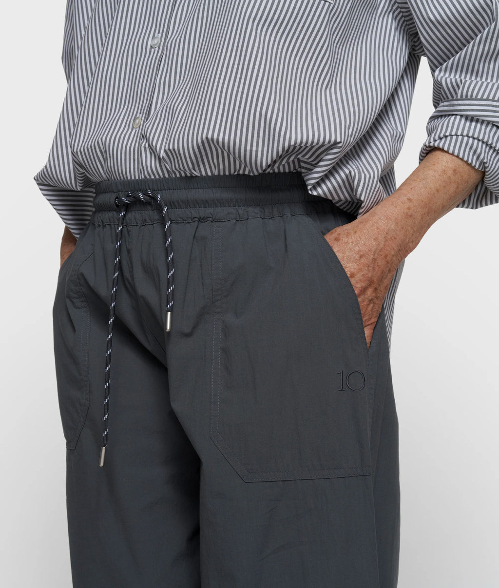 10 Days Crinkle Jogger Farbe Steel Blue