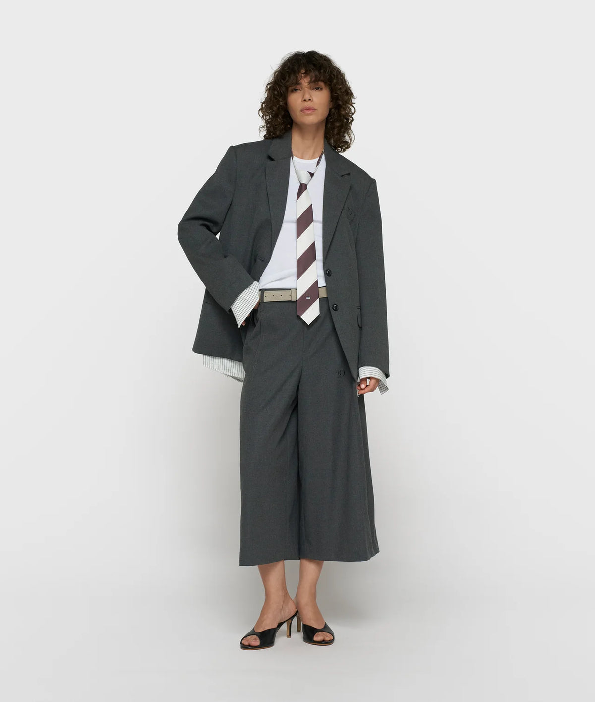 10 Days Statement Blazer mit Streifen Antra Melee