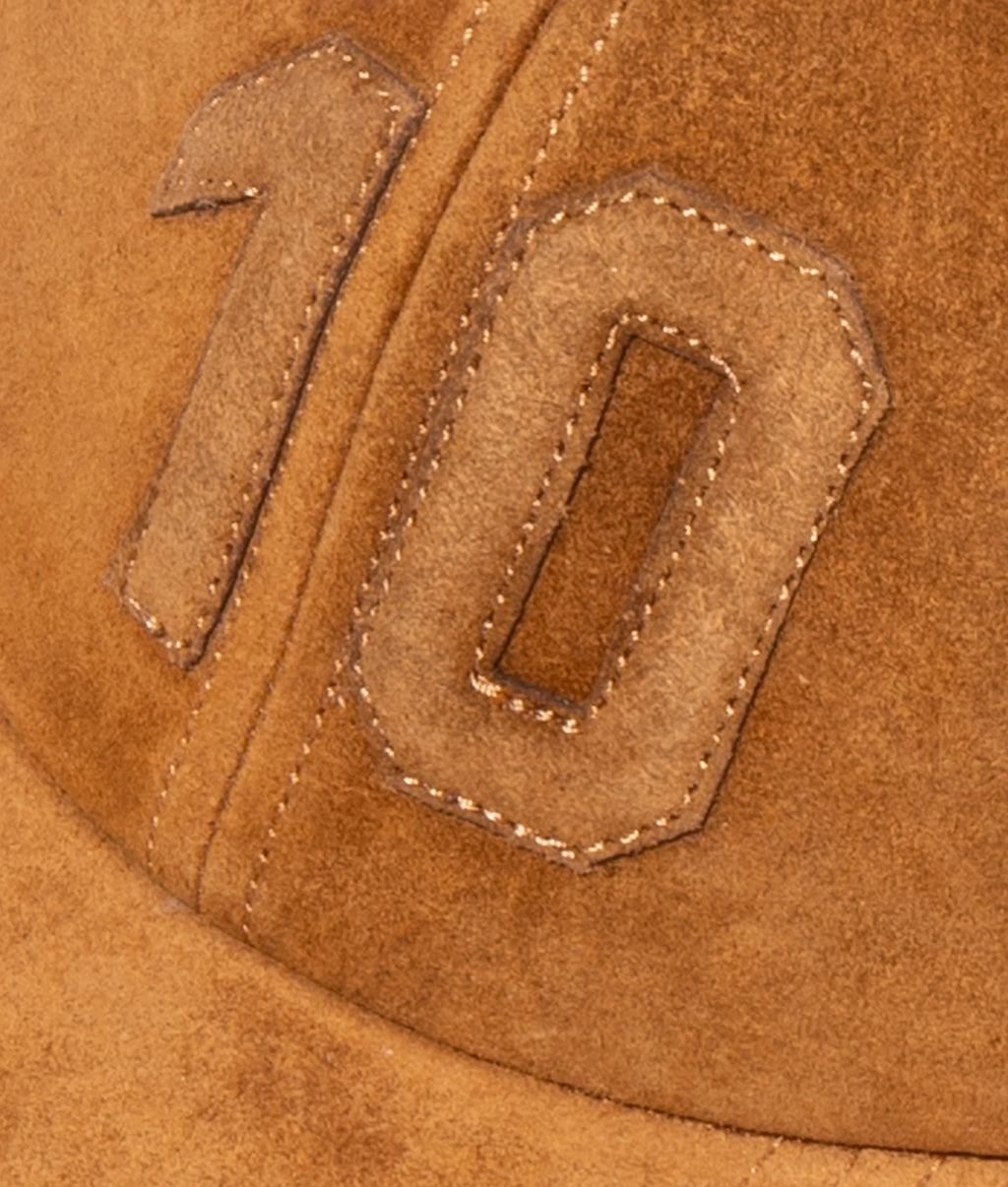 10 DAYS Suede Leder Baseball Kappe braun