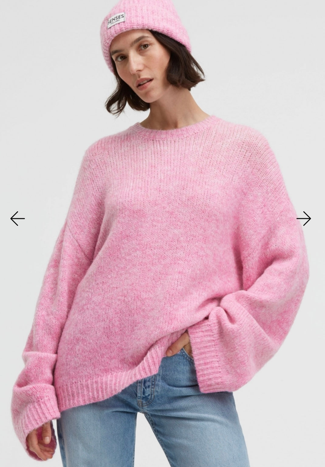 Senses The Label Pullover KO:BE pink meliert