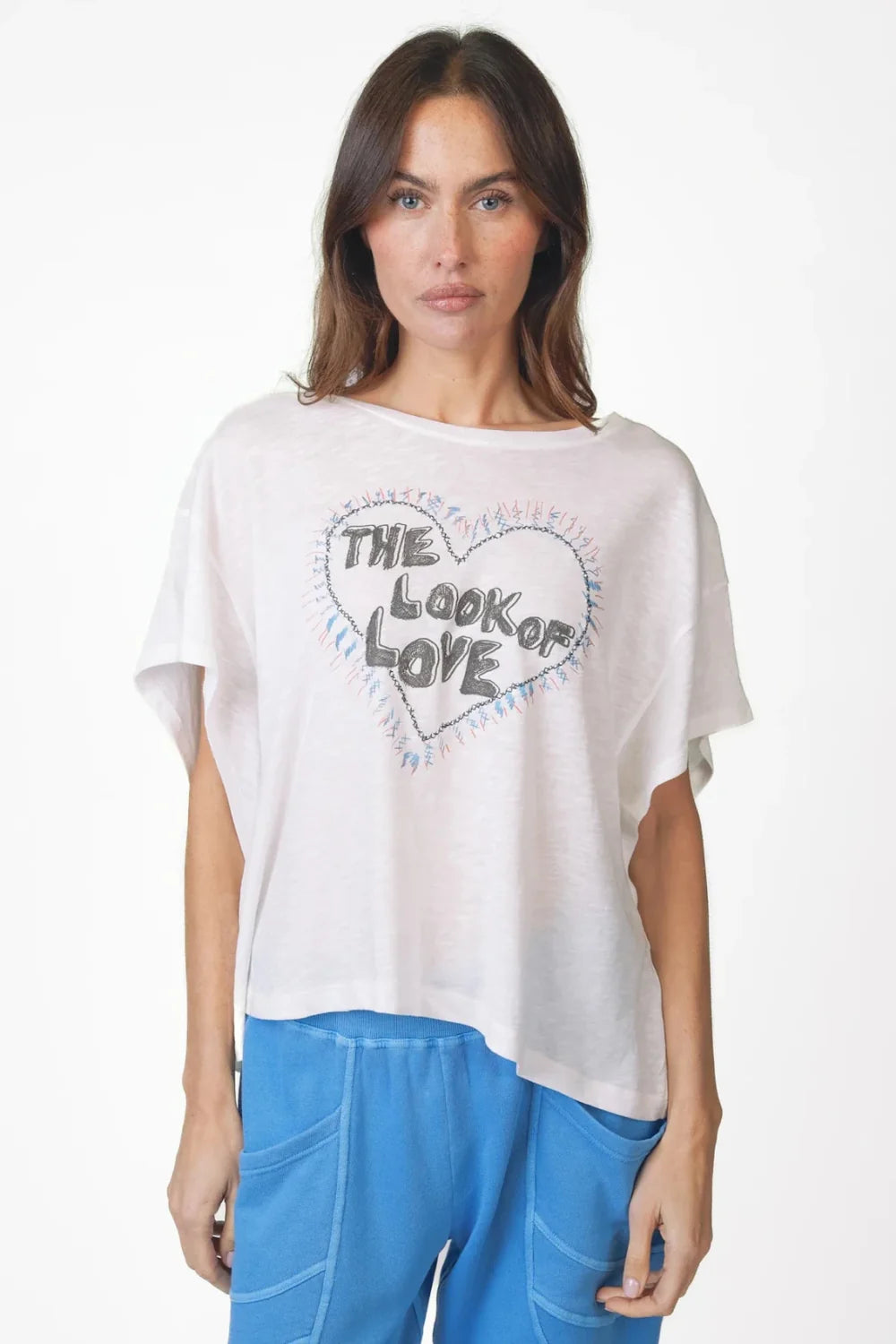 Love Joy Victory T-Shirt Skara mit Statement Druck