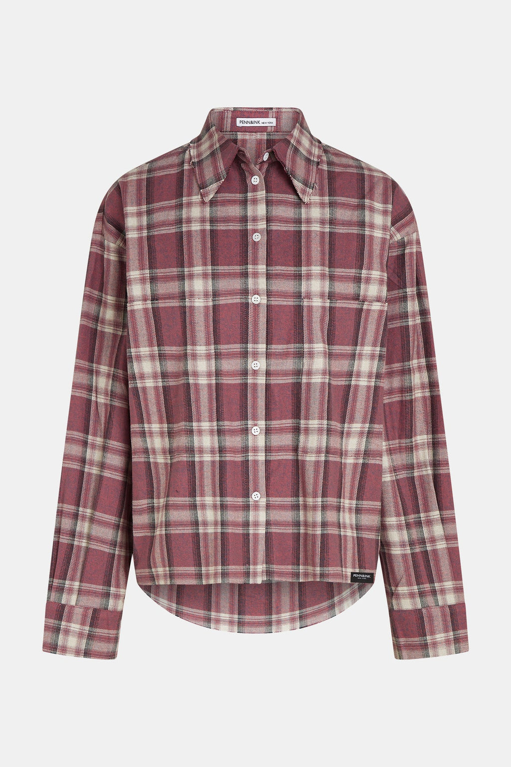 Penn&ink Bluse Red Check W26C421