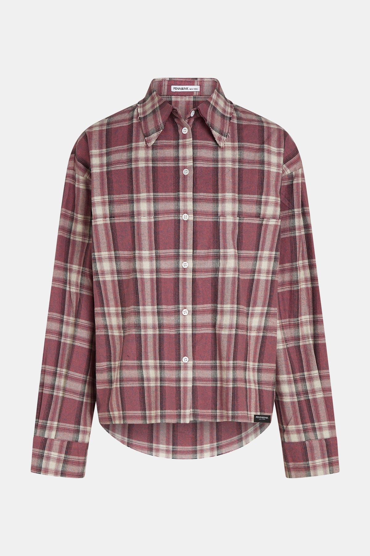 Penn&ink Bluse Red Check W26C421
