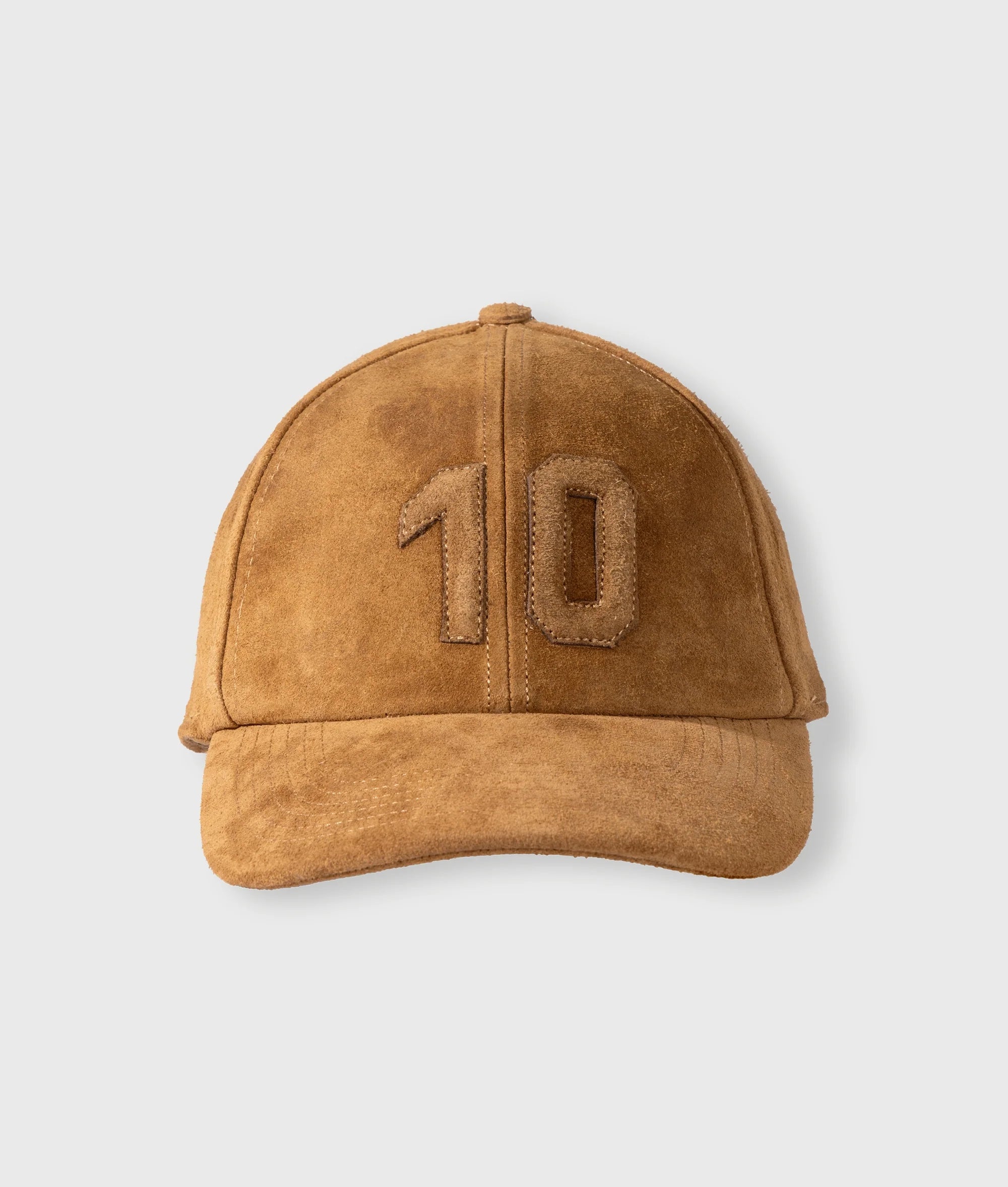 10 DAYS Suede Leder Baseball Kappe braun