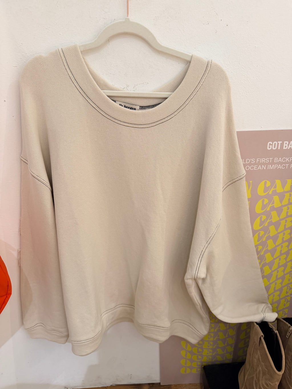Liv Bergen Sky Voyaging Sweater Tofu