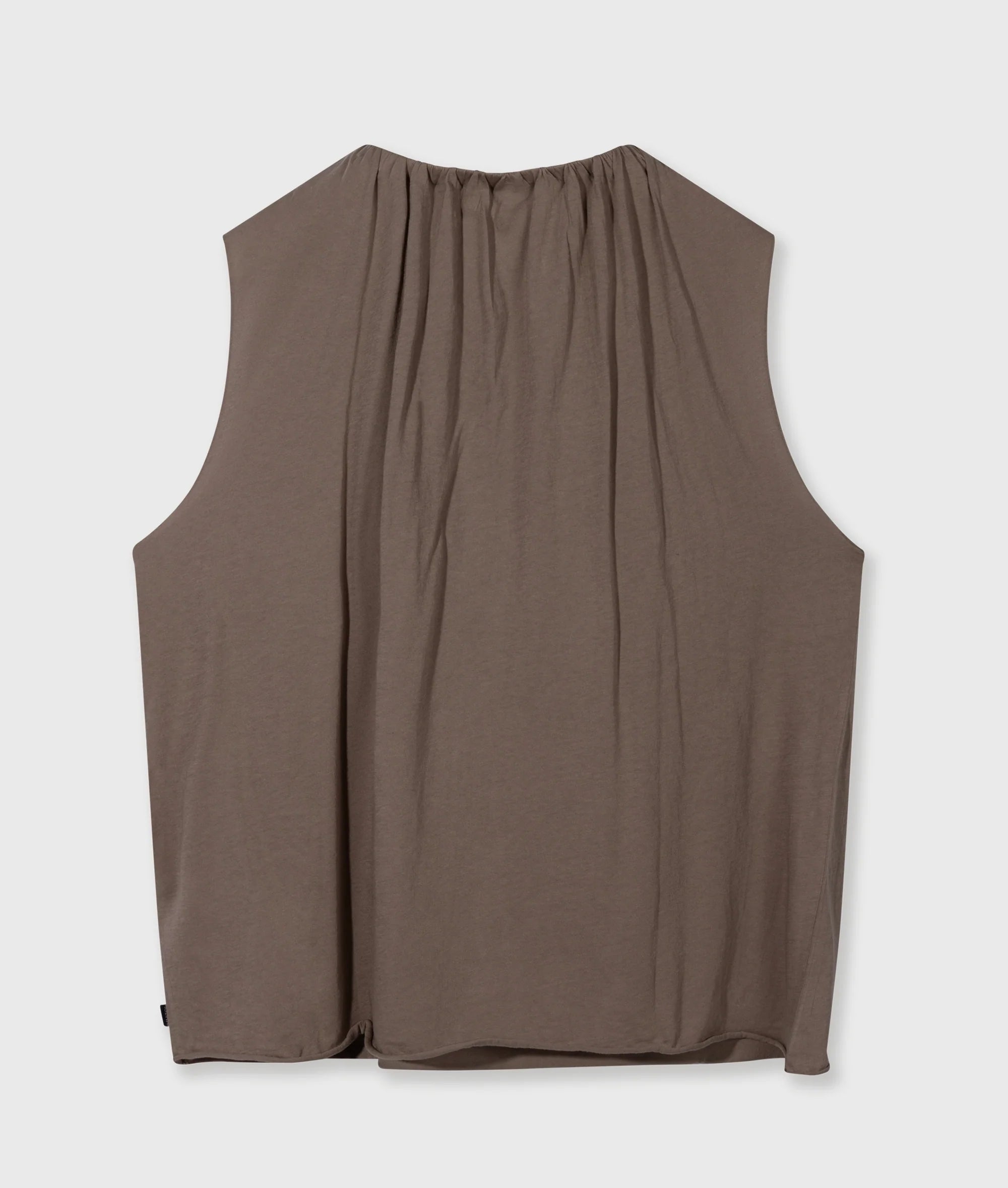 10 Days Pleated Top Jersey Moonrock oder weiß