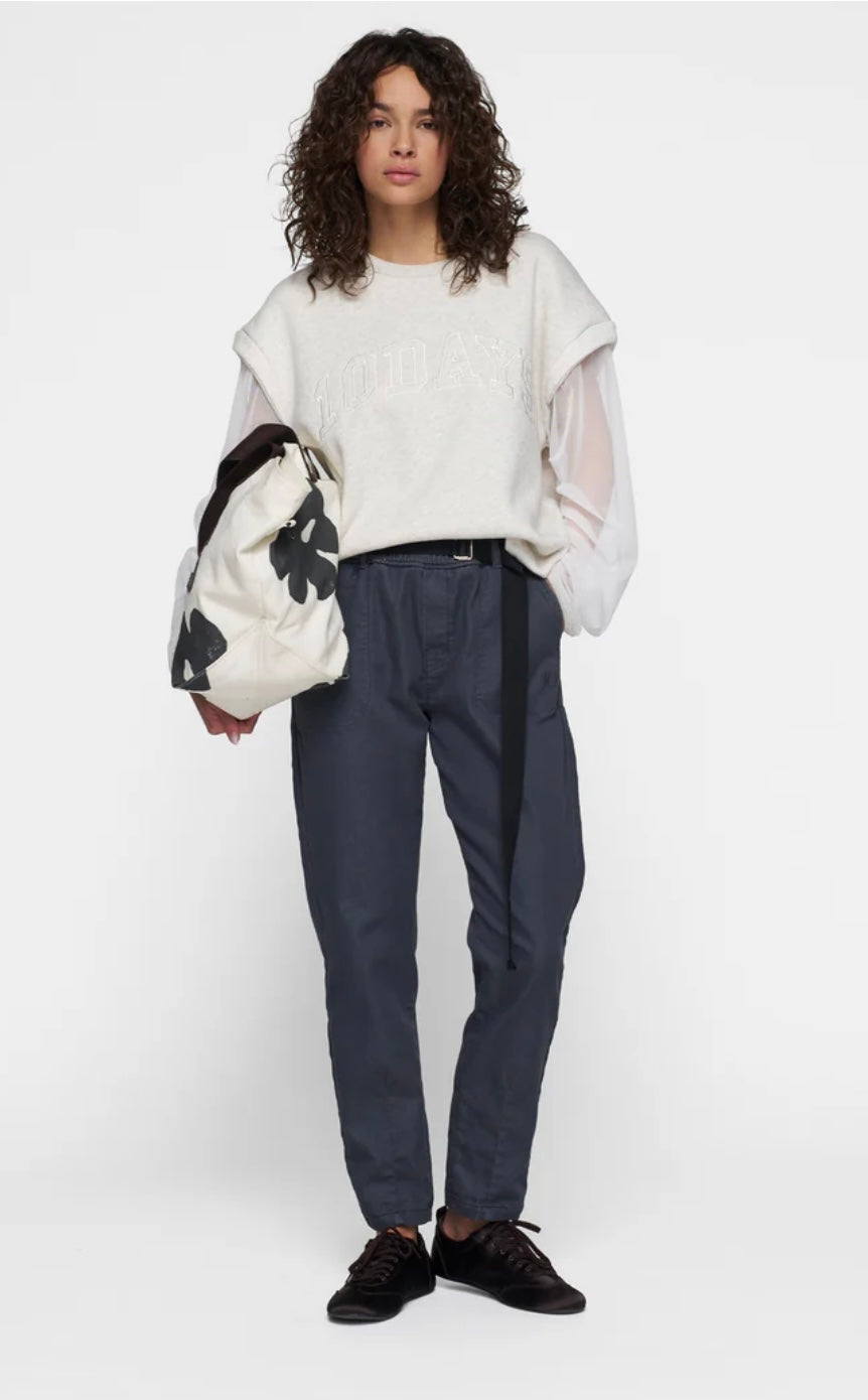 10 DAYS Belted Pants Jog normale Länge