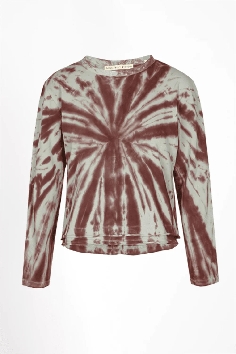 Love Joy Victory Batik Langarmshirt Maybell in pussywillow grey