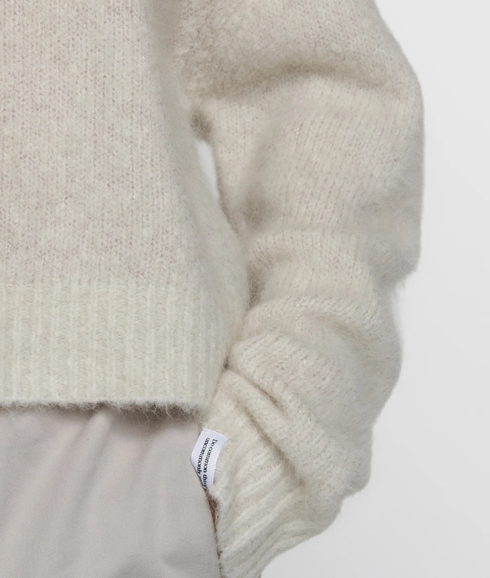 10 Days Strickpullover mit Lurex Ecru