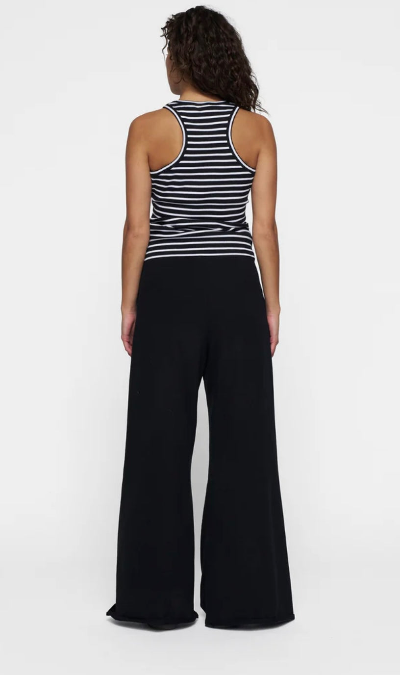 10 DAYS Streifen Tanktop Schwarz weiß