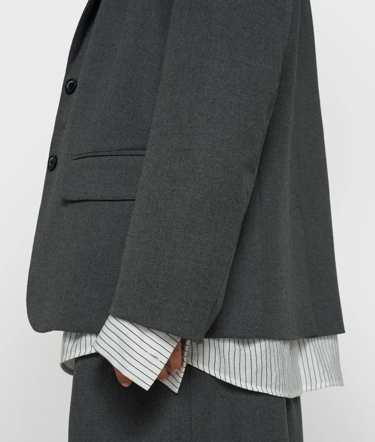 10 Days Statement Blazer mit Streifen Antra Melee