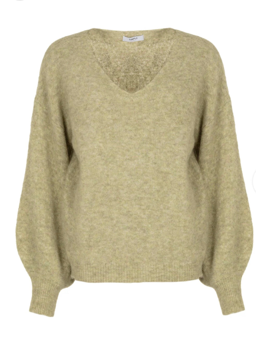 Simple The Brand Deux Sweater Lt Oliva Mel