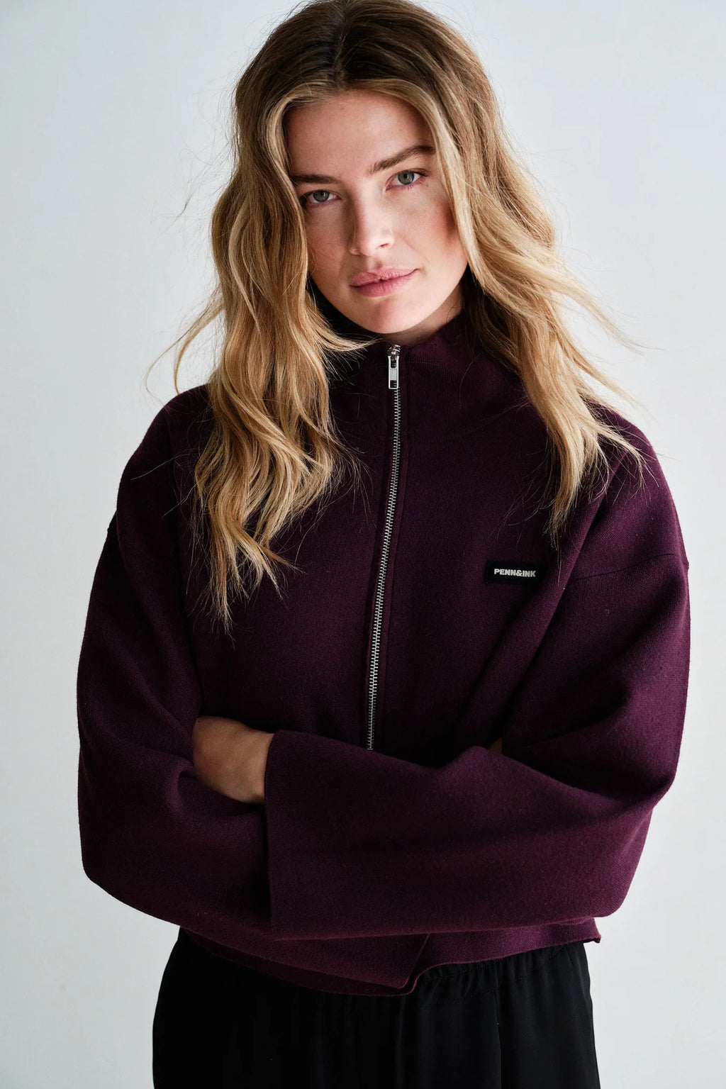 Penn&ink Jumper Aubergine