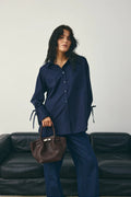 Noella Luwana Bluse Navy Blue