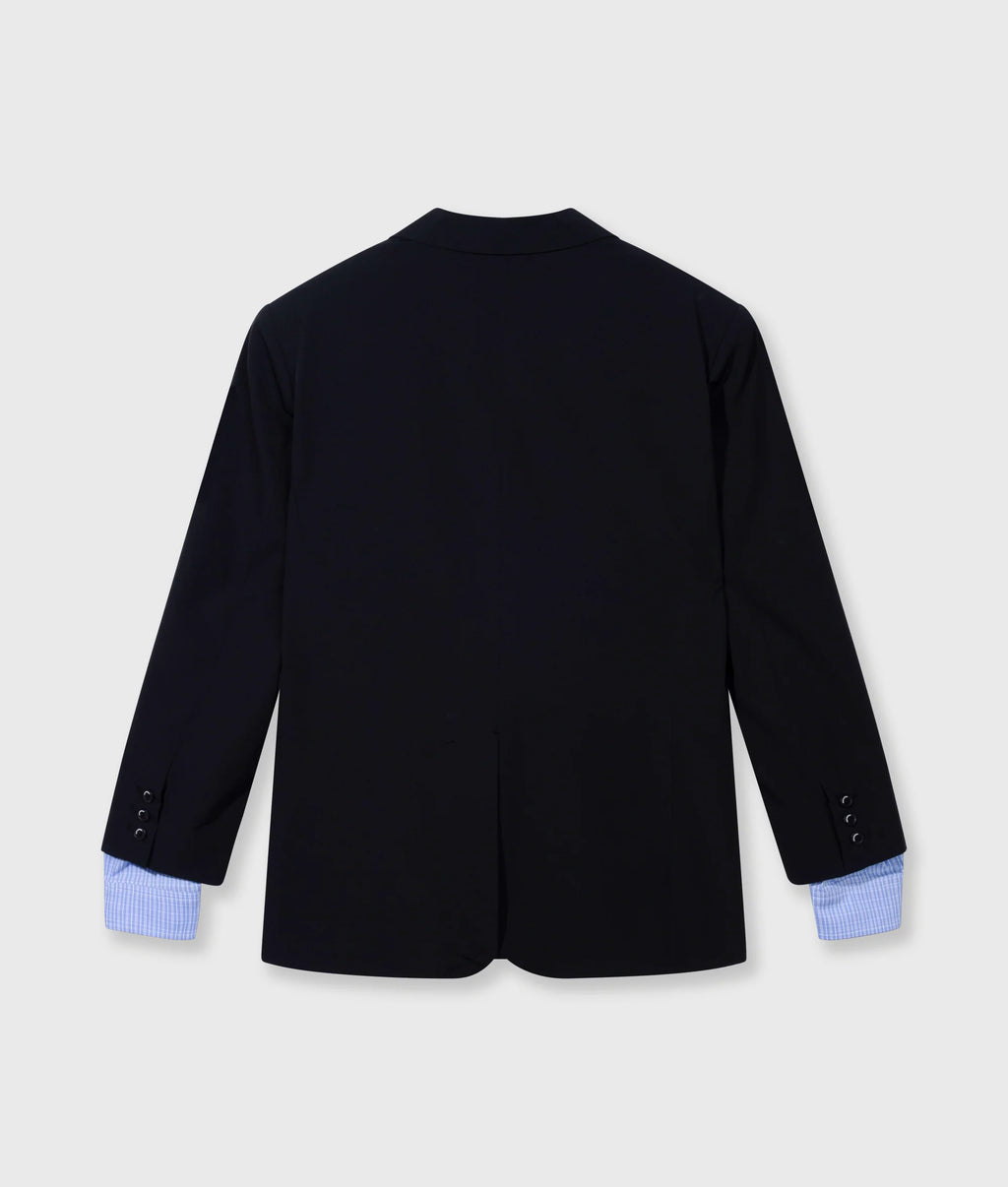 10 Days Travel Blazer mit doppeltem Ärmelaufschlag schwarz