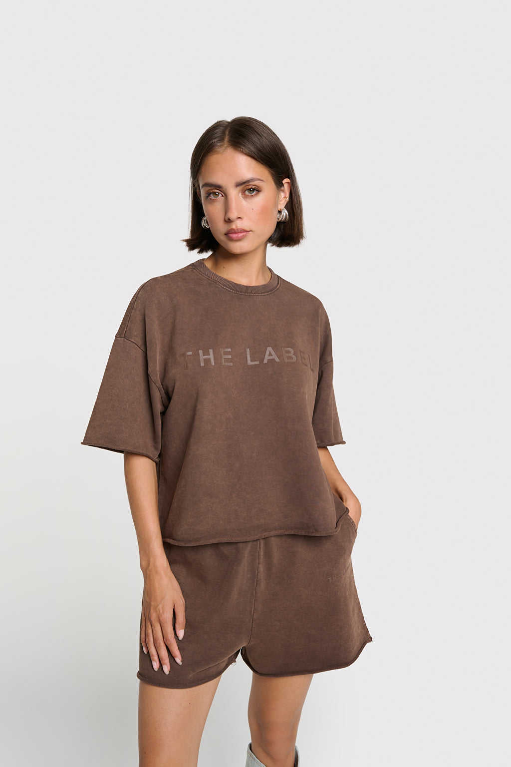 Alix The Label Summer T-Shirt braun