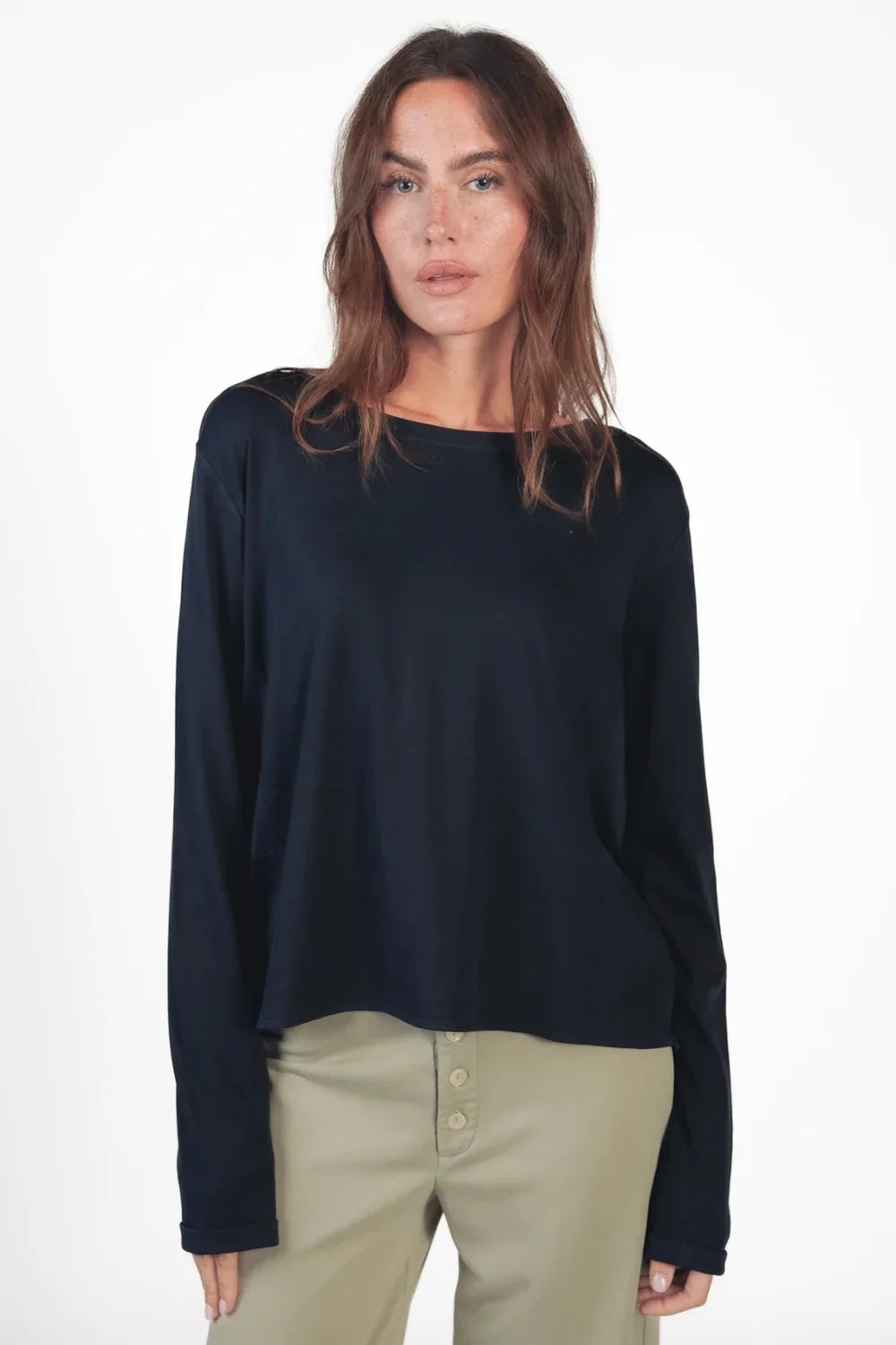 Love Joy Victory Langarmshirt TenjaTwo in Midnight Blue