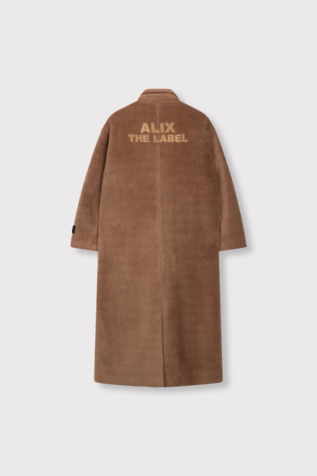 Alix The Label Long Hairy Mantel Camel Farben