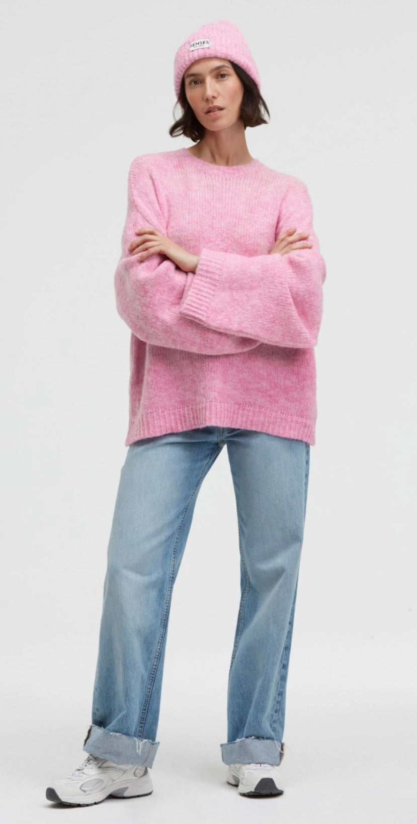 Senses The Label Pullover KO:BE pink meliert