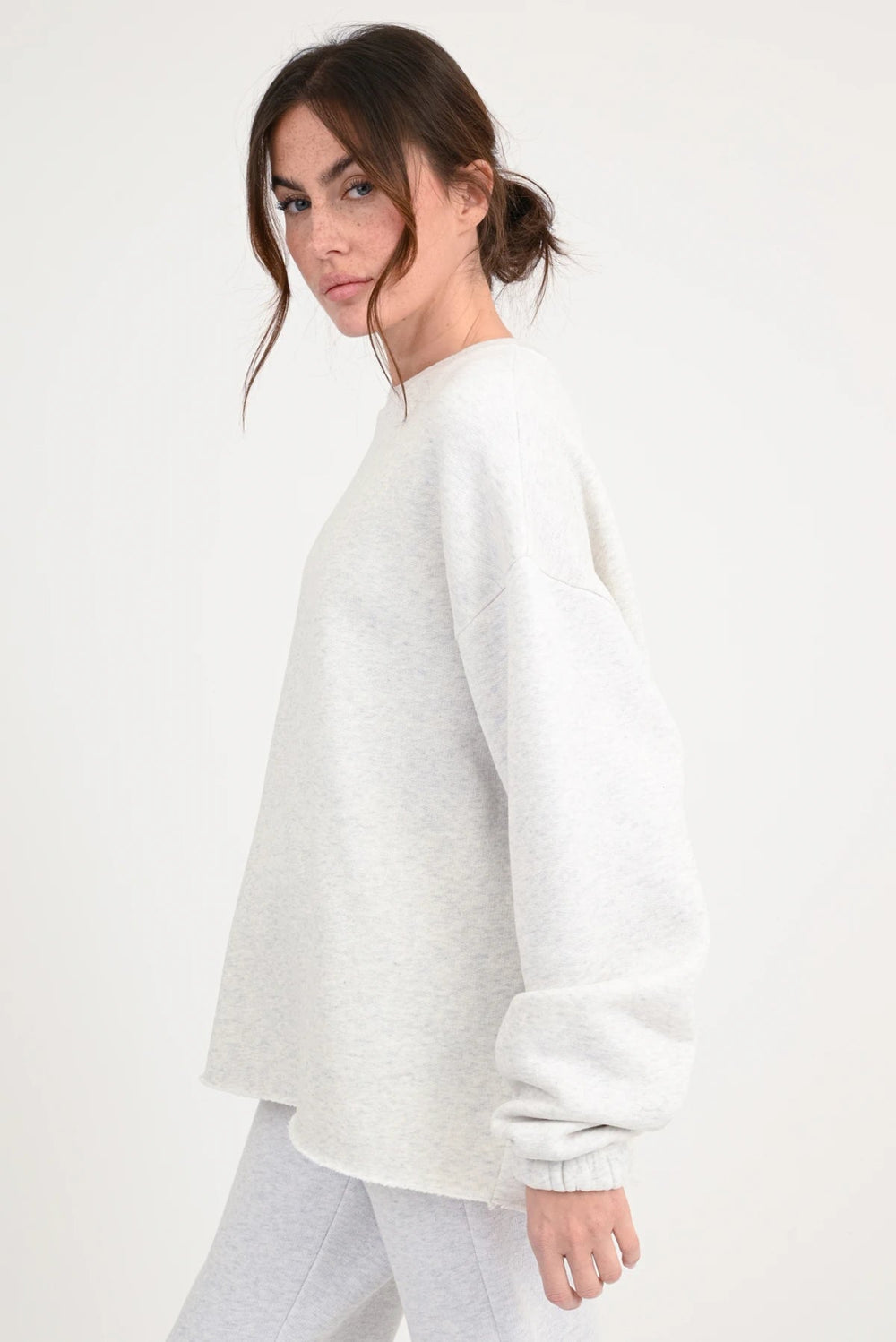 Love Joy Victory Sweatshirt Vep grau Melange