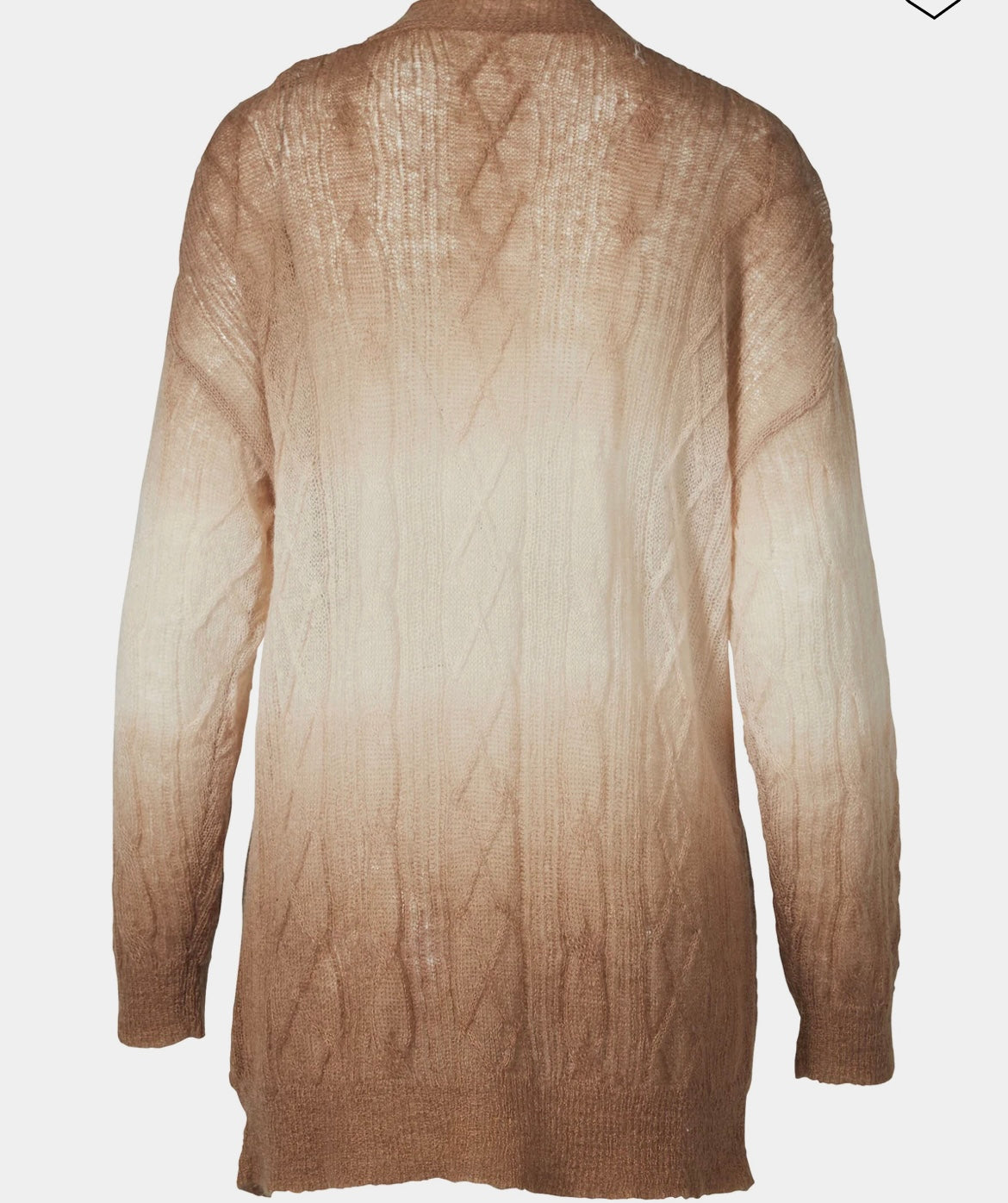 Nü RAIDA Feinstrick Strickjacke Camel Mix