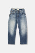 Etiquett Denim Smarty Sincerely blau